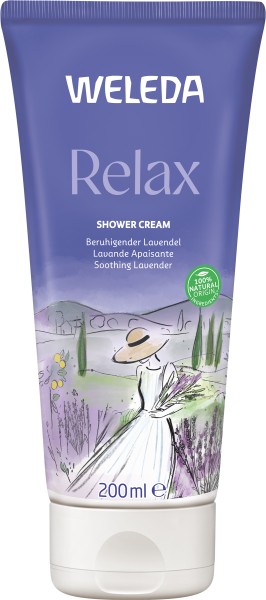 Weleda Relax Shower Cream Lavendel 200 ml