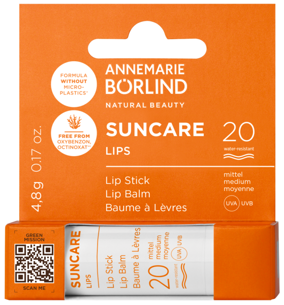 ANNEMARIE BÖRLIND SUNCARE LIPS Lipstick LSF 20 4,8g