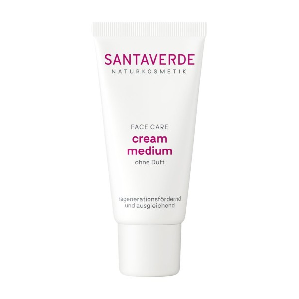 Santaverde FACE CARE cream medium ohne Duft (Gesichtscreme) 30 ml