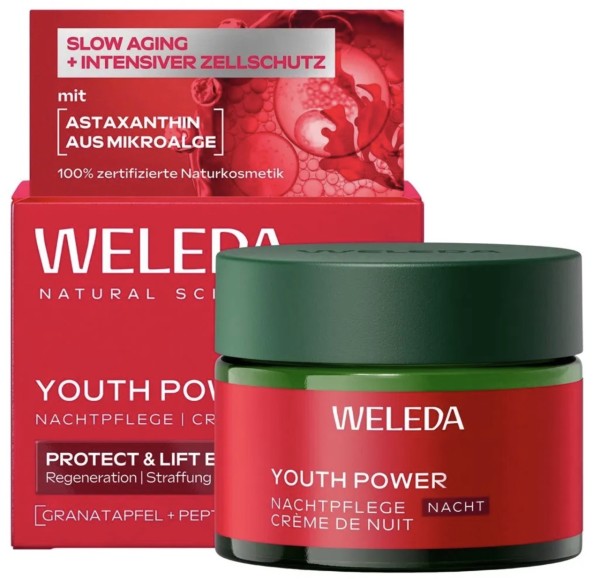Weleda Youth Power Nachtpflege Granatapfel 40 ml