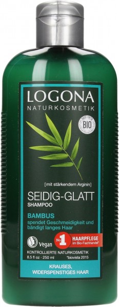 Logona Seidig-Glatt Shampoo Bambus 250ml