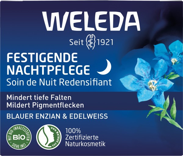 Weleda Festigende Nachtpflege Blauer Enzian & Edelweiß 40ml