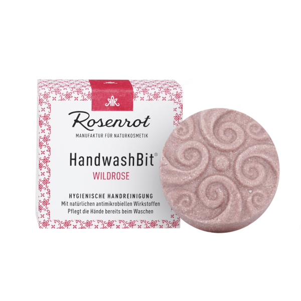 Rosenrot HandwashBit - Wildrose 60 g (in Schachtel)