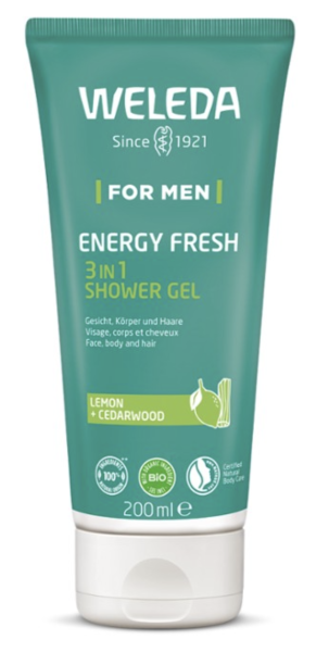 Weleda FOR MEN Energy Fresh 3in1 Shower Gel 200 ml