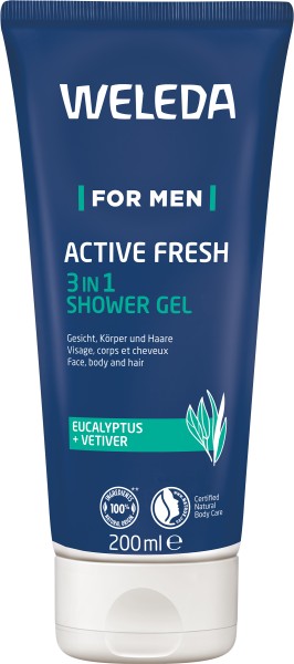 Weleda FOR MEN Active Fresh 3in1 Shower Gel 200 ml