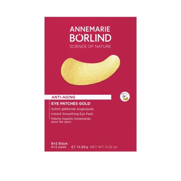 ANNEMARIE BÖRLIND ANTI-AGING EYE PATCHES GOLD Sofort glättende Augenpads