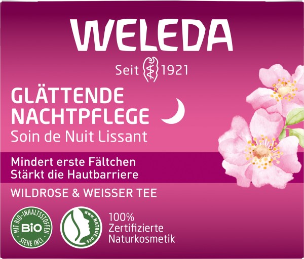 Weleda Glättende Nachtpflege Wildrose & Weißer Tee 40 ml