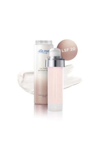 La Mer Ultra Booster Premium Effect Cream Tag LSF 20 Refill 50 ml mit Parfum Refill-Spender