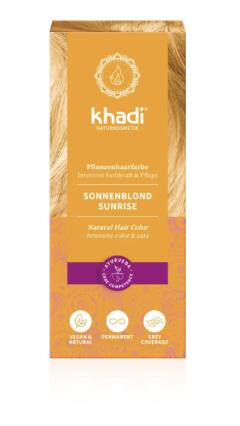 Khadi Pflanzenhaarfarbe Sonnenblond