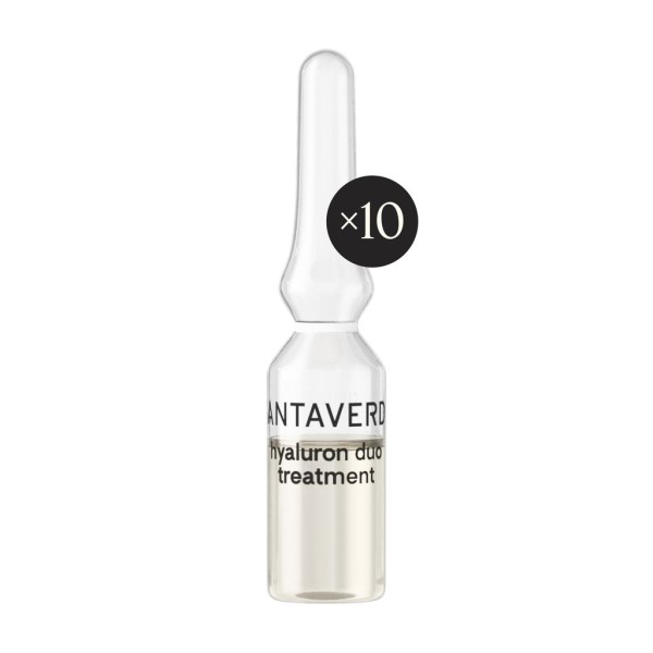 Santaverde FACE CARE hyaluron duo treatment ohne Duft (Wirkstoffkonzentrat) 10 x 1 ml