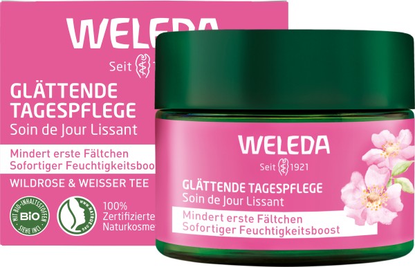 Weleda Glättende Tagespflege Wildrose & Weißer Tee 40 ml