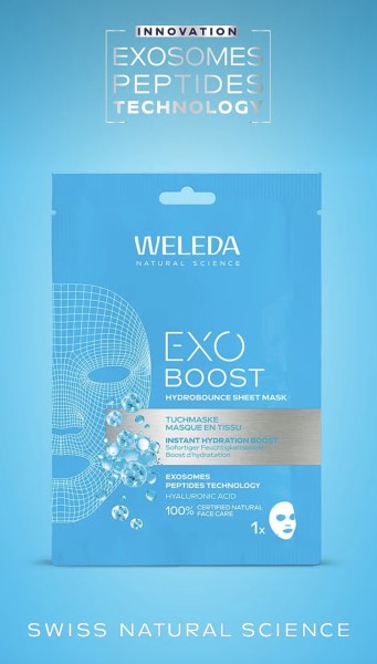 Weleda Exo Boost Hydrobounce Tuchmaske Feuchtigkeit 20 ml