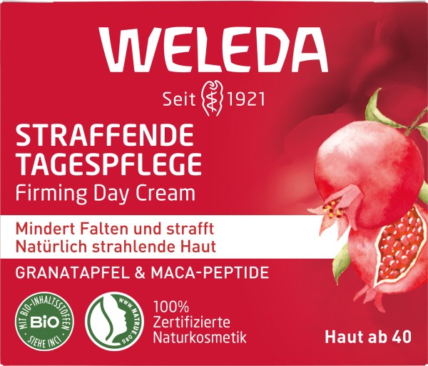 Weleda Straffende Tagespflege Granatapfel & Maca-Peptide 40 ml