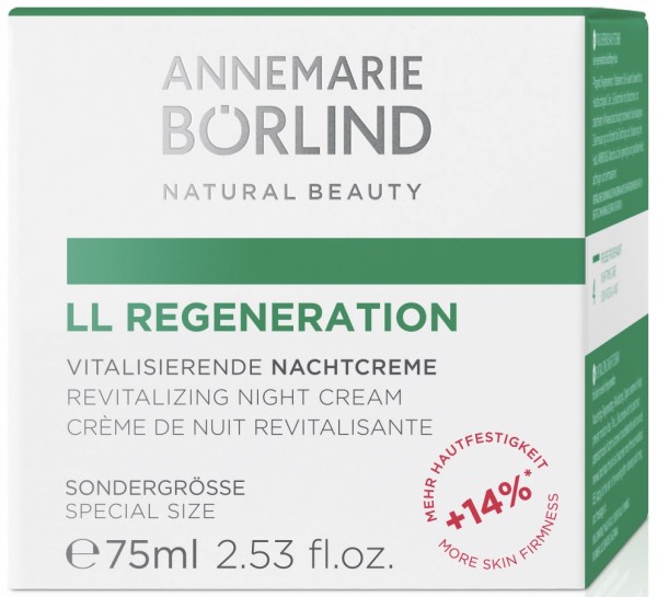 LIMITED EDITION - ANNEMARIE BÖRLIND LL REGENERATION Vitalisierende Nachtcreme Sondergröße 75 ml