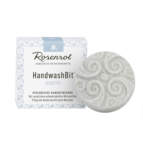 Rosenrot HandwashBit - Sensitiv 60 g (in Schachtel)