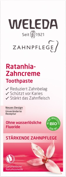 Weleda Ratanhia-Zahncreme 75 ml