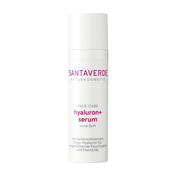Santaverde FACE CARE hyaluron+serum ohne Duft (Hyaluron Serum) 30 ml
