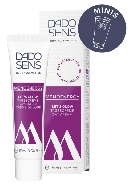 DADO SENS MENOENERGY LET‘S GLOW Tagescreme Reisegröße 15 ml